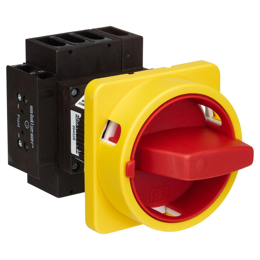 Turvakytkin väännin H233 0-1 3N 40A 1s+1a apk Ø22.5mm