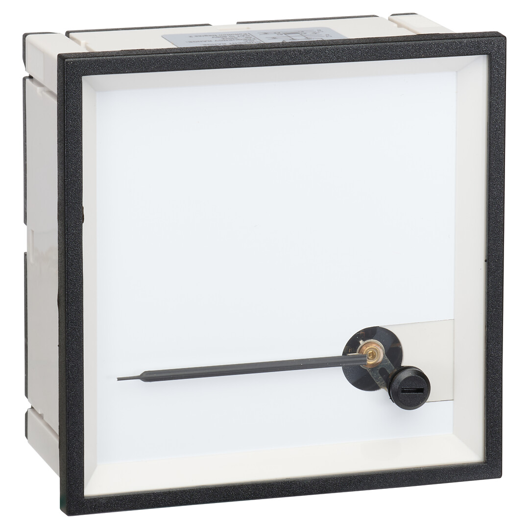 Analoginen virtamittari virtamuuntaja /5 koko 96x96x49,2 mm