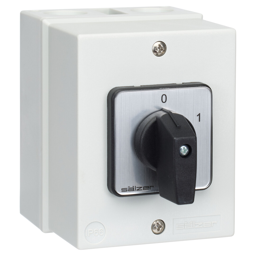 Nokkakytkin vaihto P220 0-1 3N 20A kot. IP66