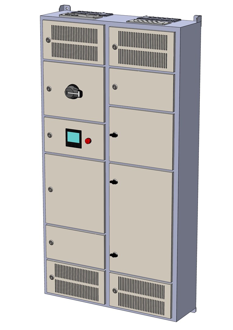 Latauskeskus, Ahma LK12116VX (80A / 100A / 125A), lähdöt 16A (VVSK)