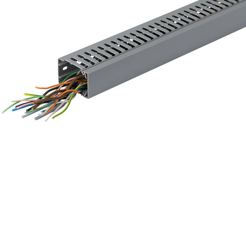 Johdotuskouru PVC BA7A 25x40mm harmaa