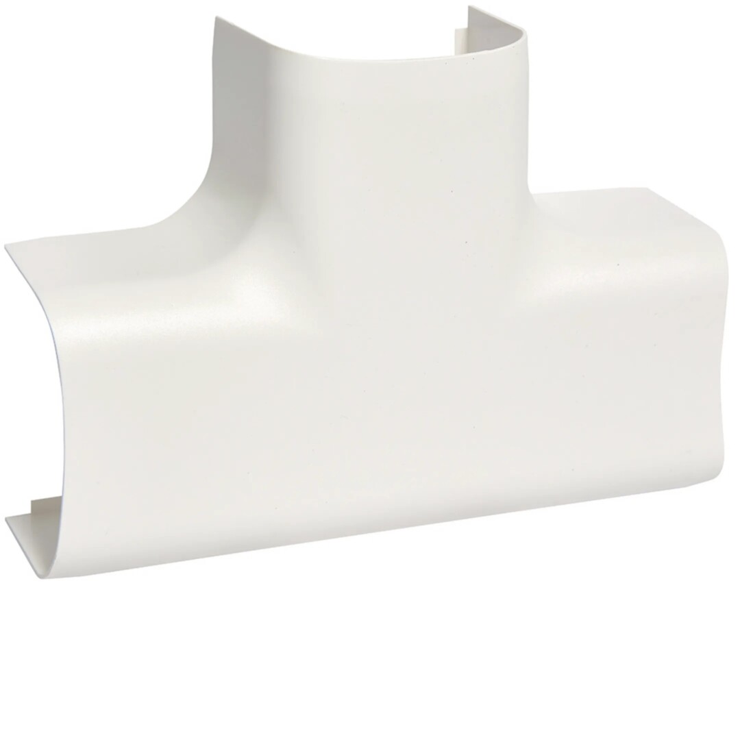T-kappale PVC kanavalle CLMU 50x65mm, puhtaanvalkoinen