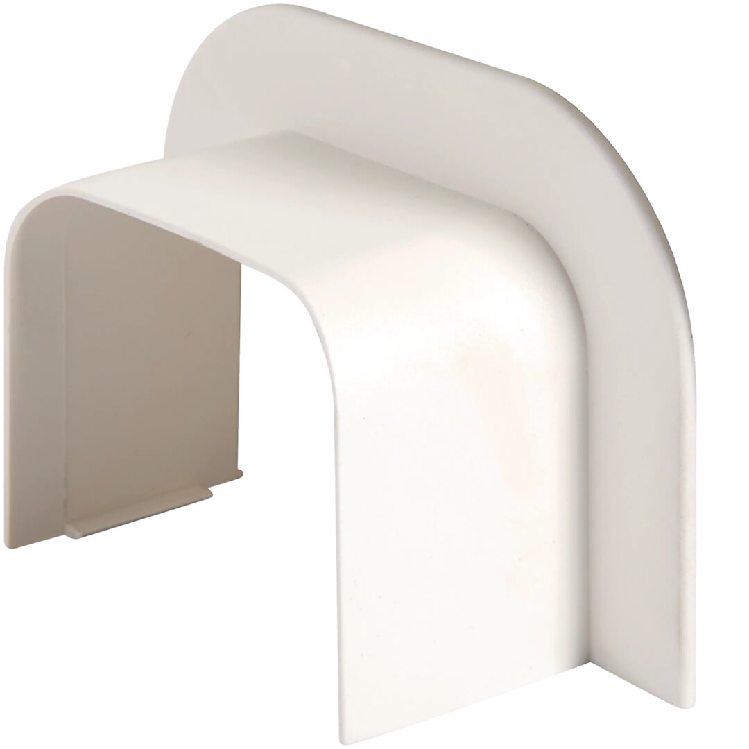 Läpivientikaulus PVC kanavalle CLMU 50x65mm, puhtaanvalkoinen