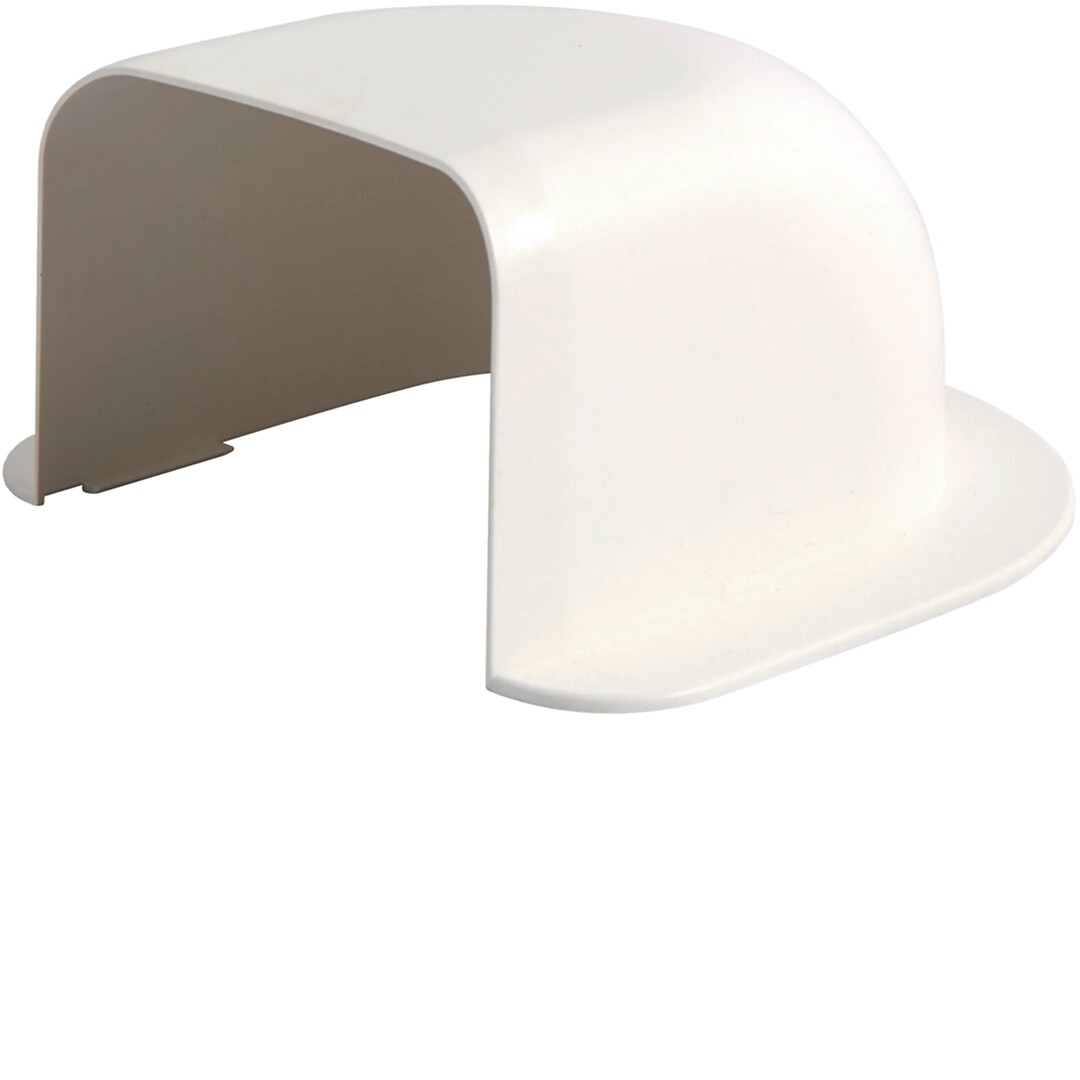 Läpivientikulma PVC kanavalle CLMU 65x90mm, puhtaanvalkoinen