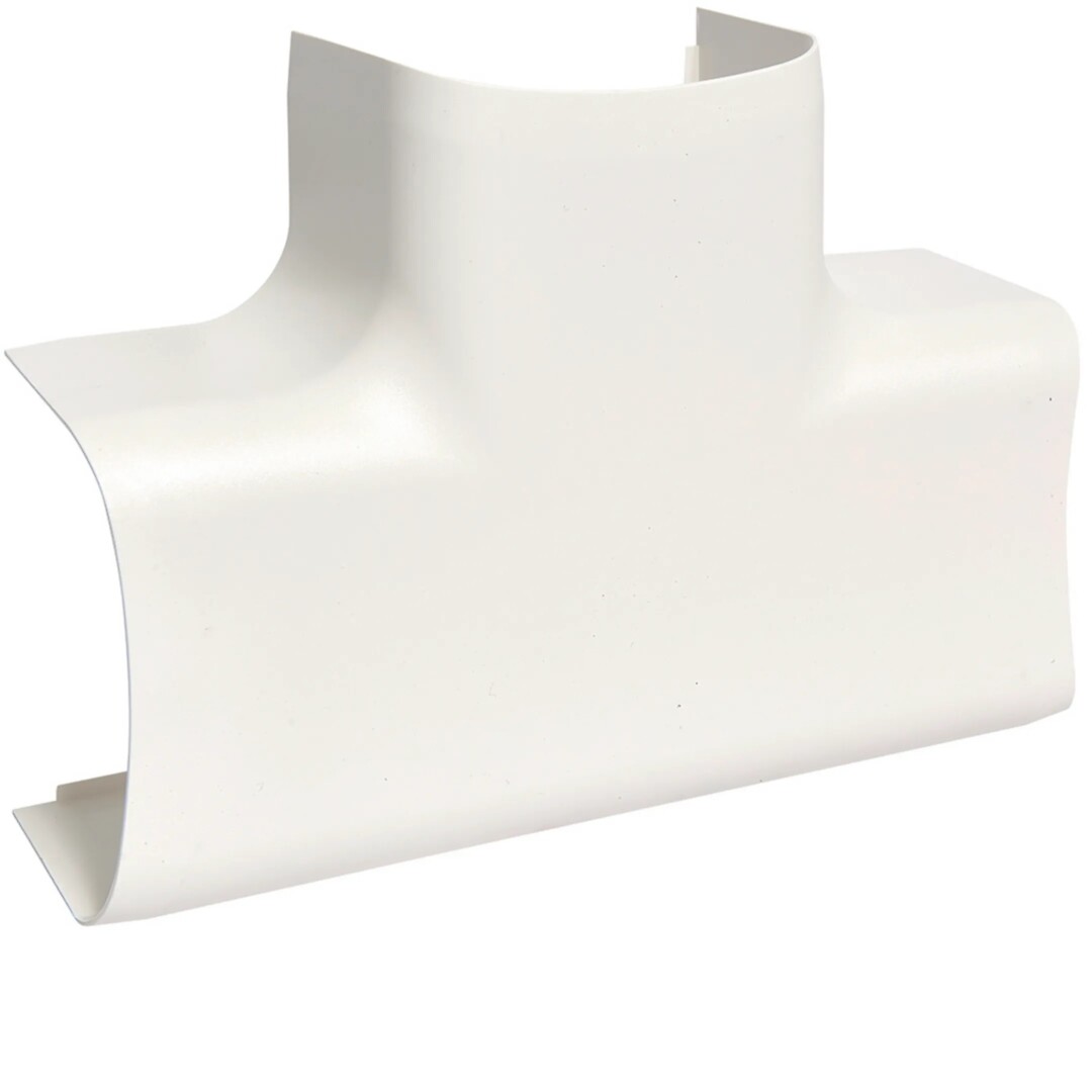 T-kappale PVC kanavalle CLMU 65x90mm, puhtaanvalkoinen