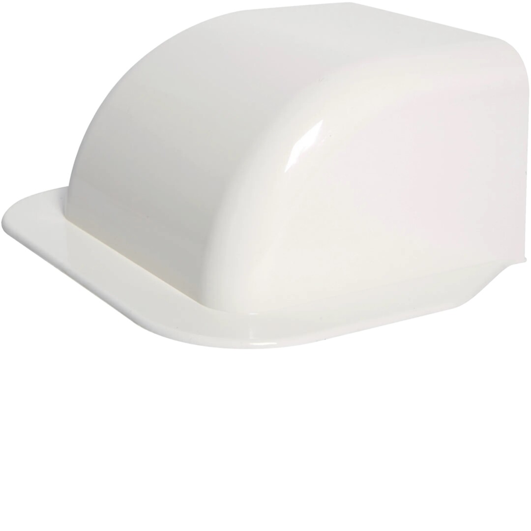 Läpivientikulma PVC kanavalle CLM 75x125mm, puhtaanvalkoinen