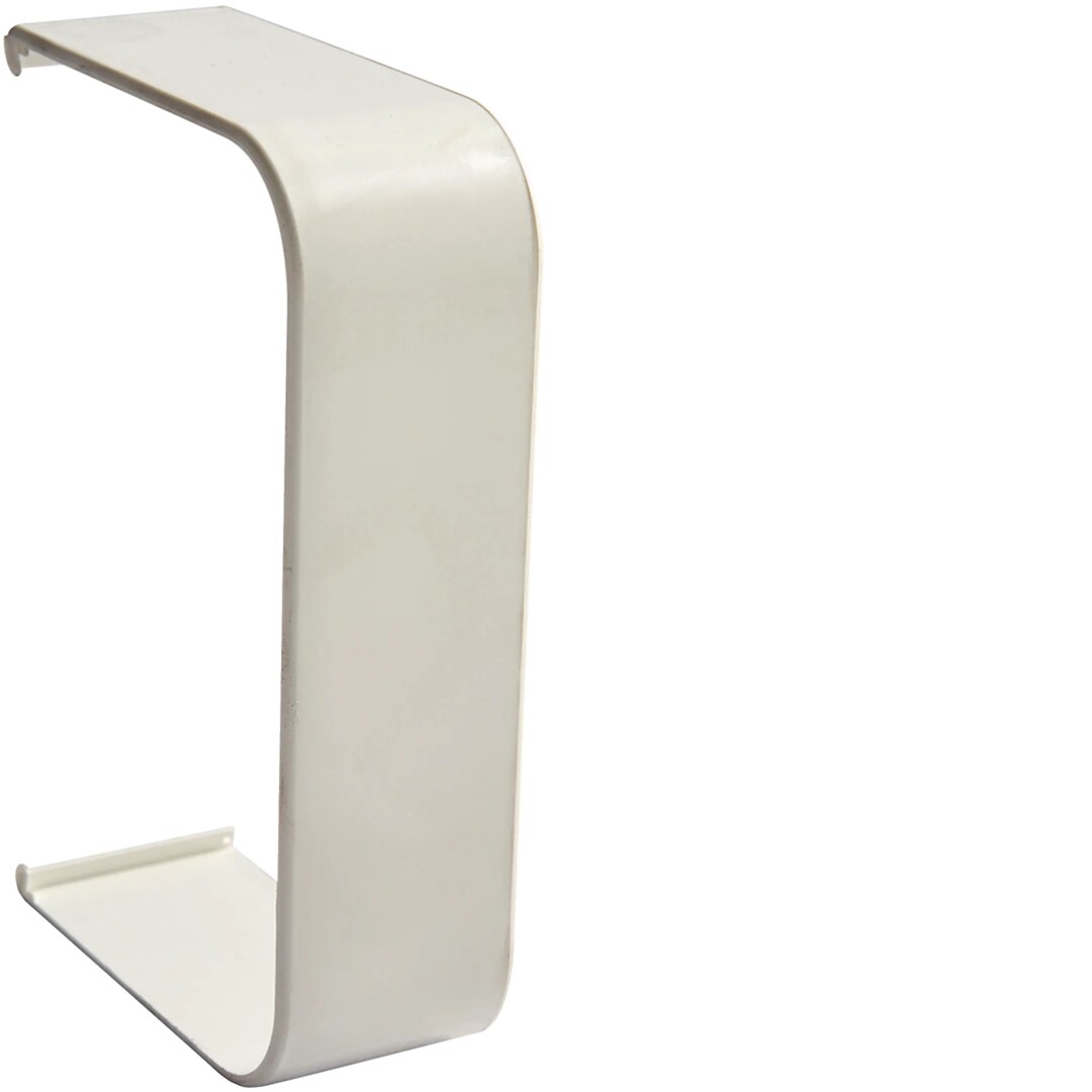 Saumapeitekappale PVC kanavalle CLM 75x125mm, puhtaanvalkoinen