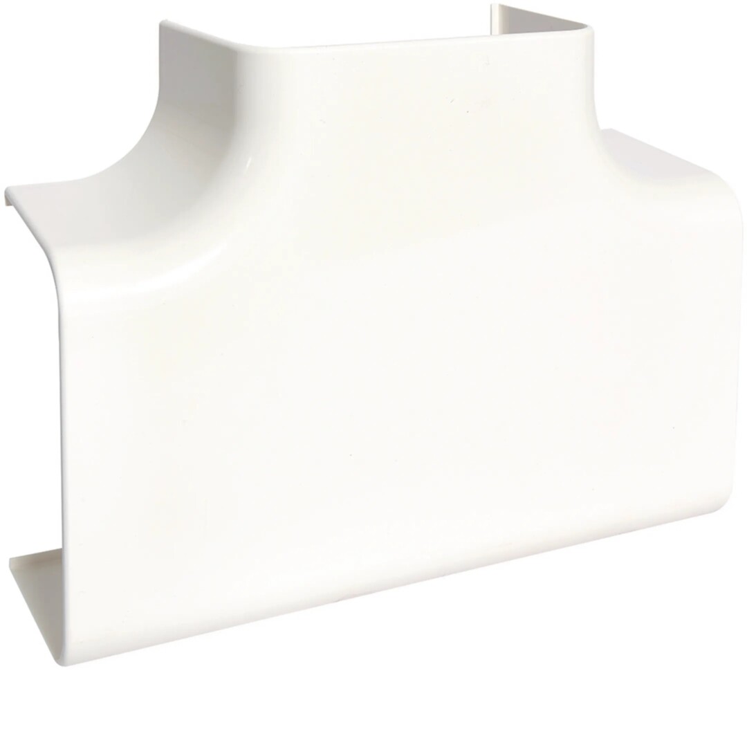 T-kappale PVC kanavalle CLM 75x125mm, puhtaanvalkoinen