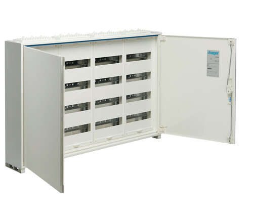 Moduulikotelo pinta-asennus, univers, IP44, 192 moduulia, 650x1050x161mm, QC