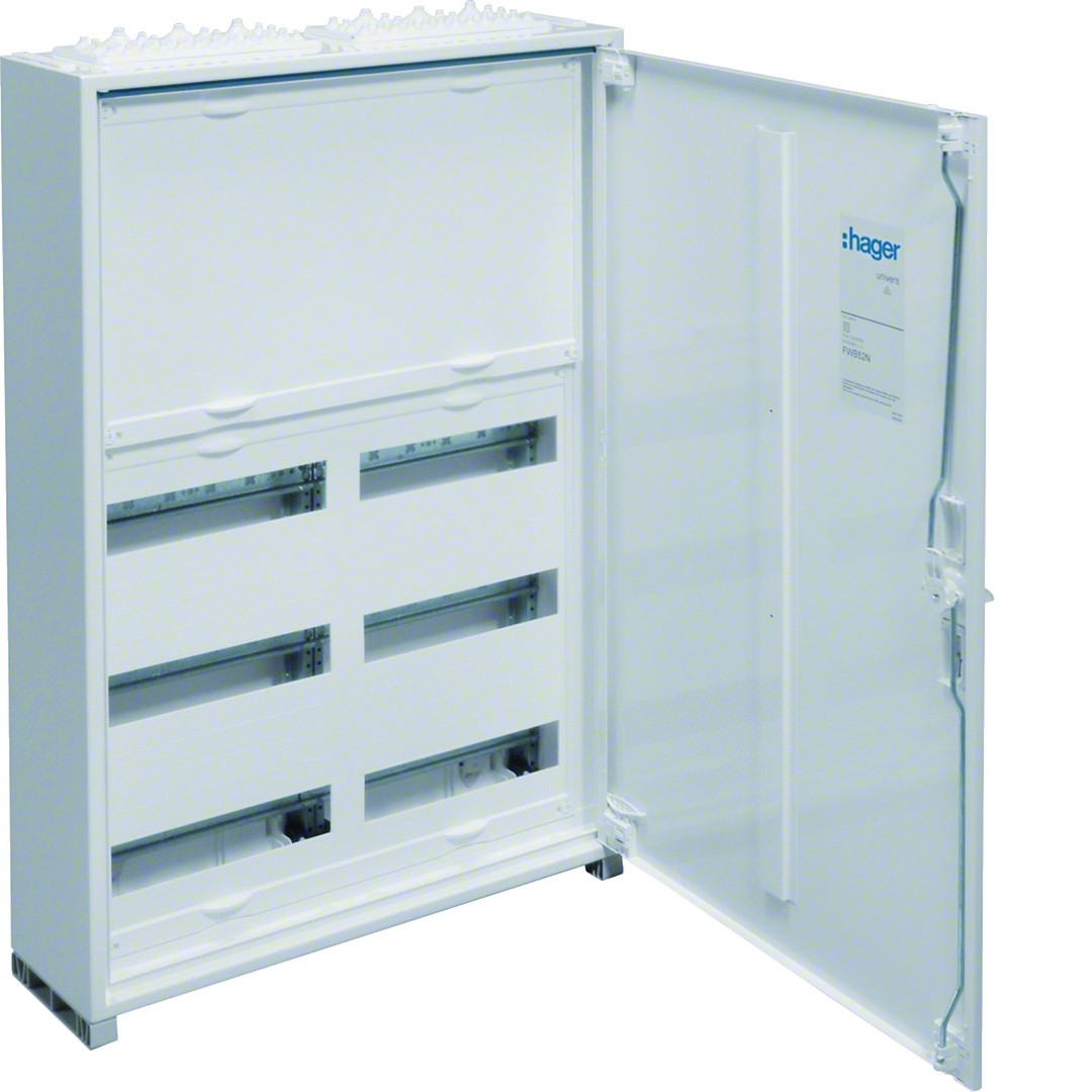 Moduulikotelo pinta-asennus,univers, IP44, 72 moduulia, rivil., 800x550x161mm