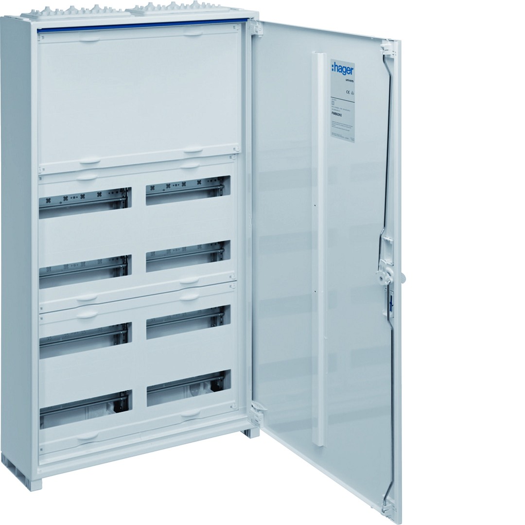 Moduulikotelo pinta-asennus,univers, IP44, 96 moduulia, rivil., 800x550x161mm