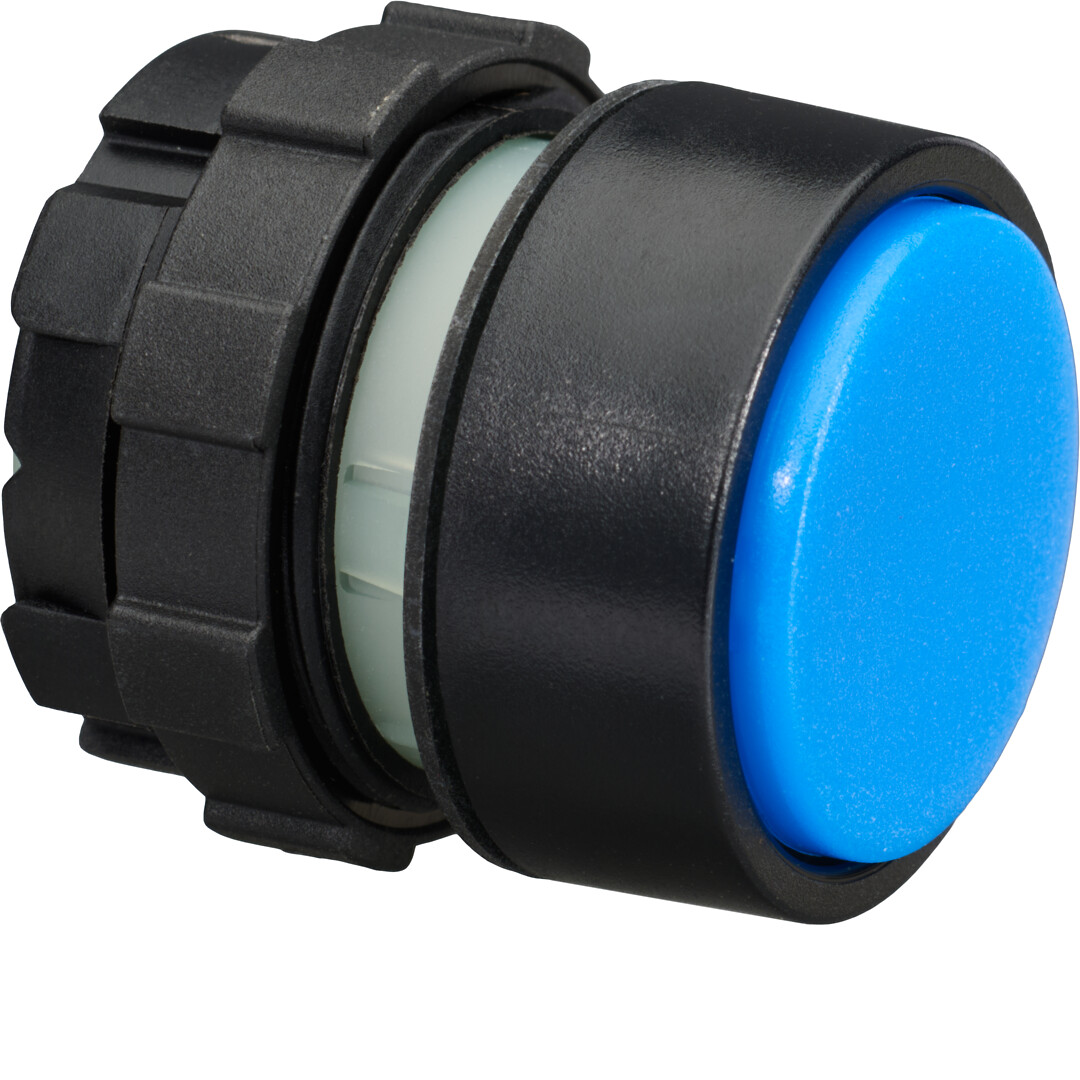 Tasovalopainike BS3DL BL d=22.5mm SIN mustalla-kehyksellä