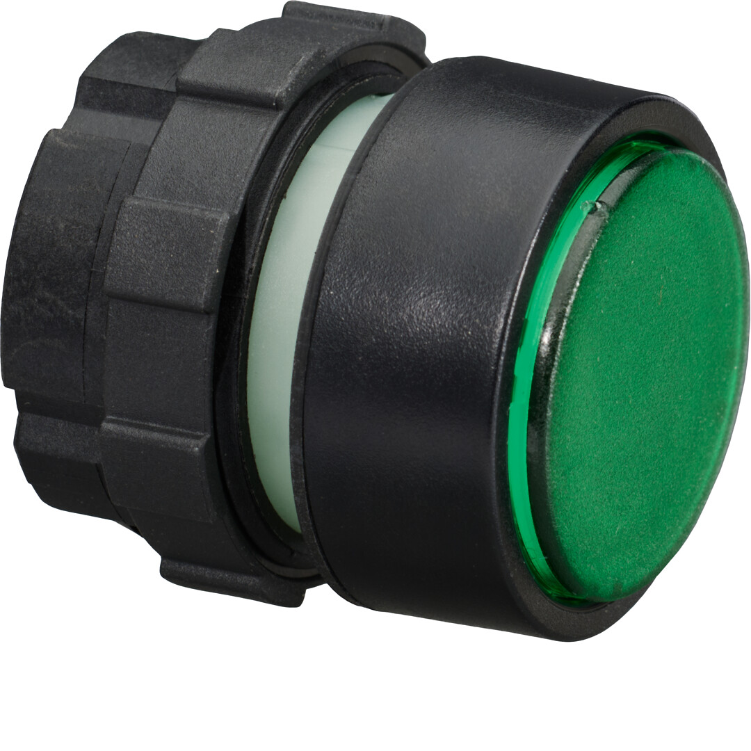 Askelpainike BS3DLR GN d=22.5mm VIH mustalla-kehyksellä