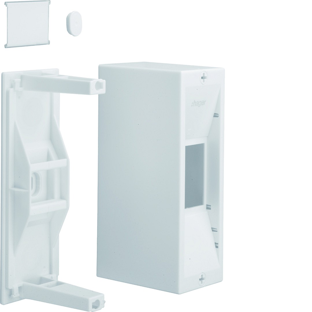 Moduulikotelo pinta-asennus gamma 2 moduulia IP30 puhtaanvalkoinen