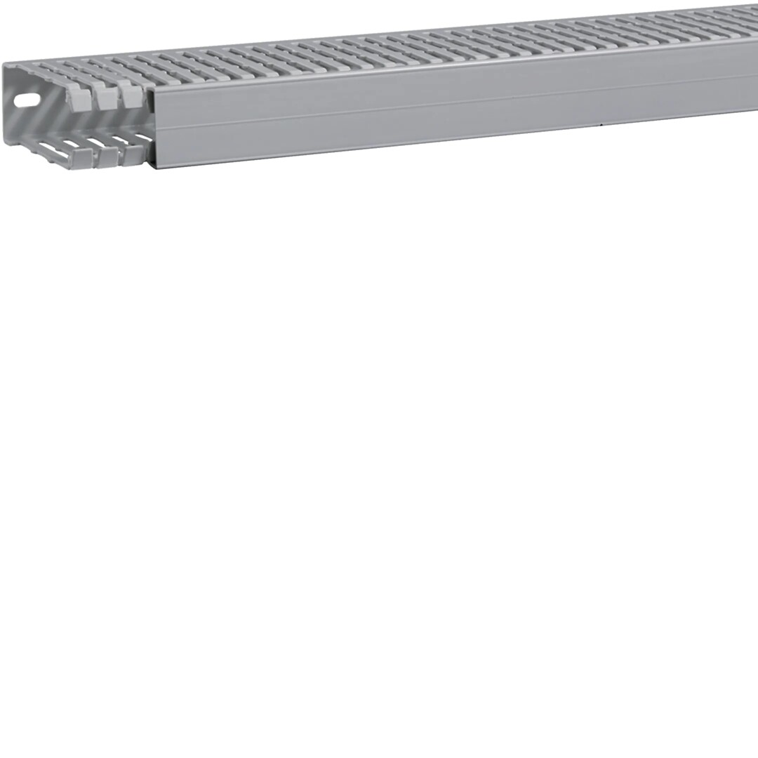 Johdotuskouru PC/ABS halogeeniton HA7 100x40mm vaaleanharmaa