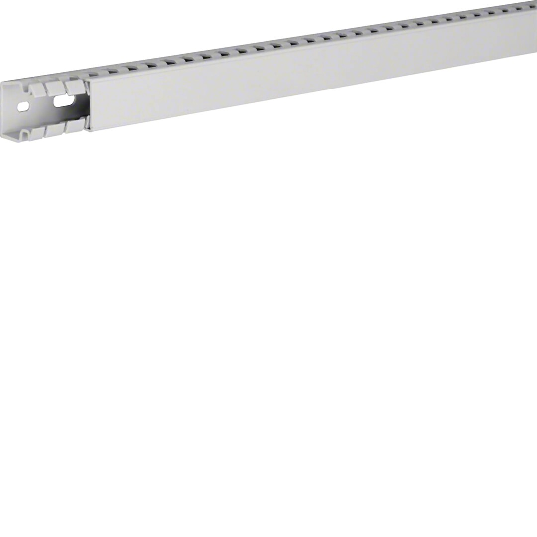 Johdotuskouru PC/ABS halogeeniton HA7 25x25mm vaaleanharmaa