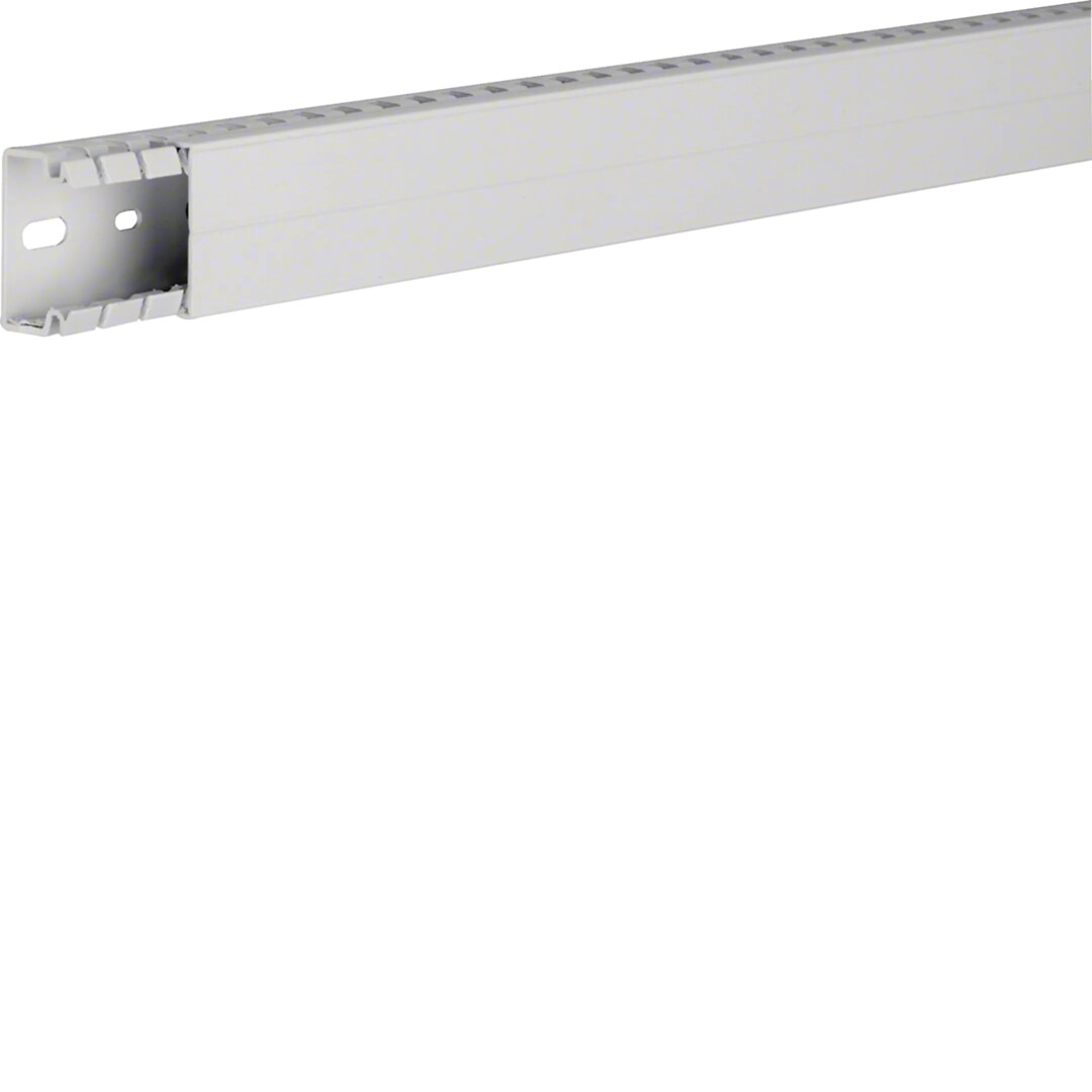 Johdotuskouru PC/ABS halogeeniton HA7 25x40mm vaaleanharmaa