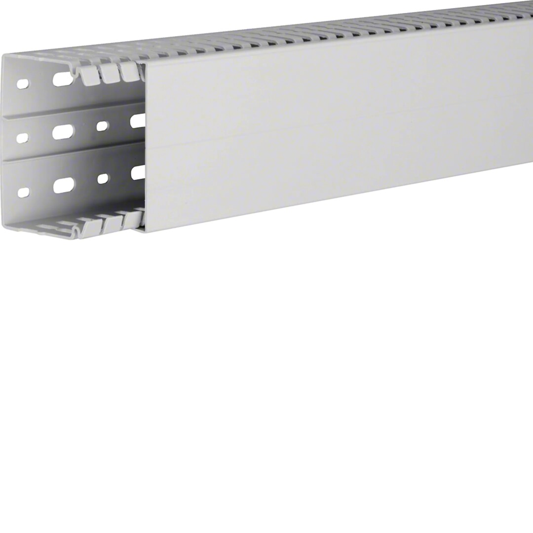Johdotuskouru PC/ABS halogeeniton HA7 60x80mm vaaleanharmaa