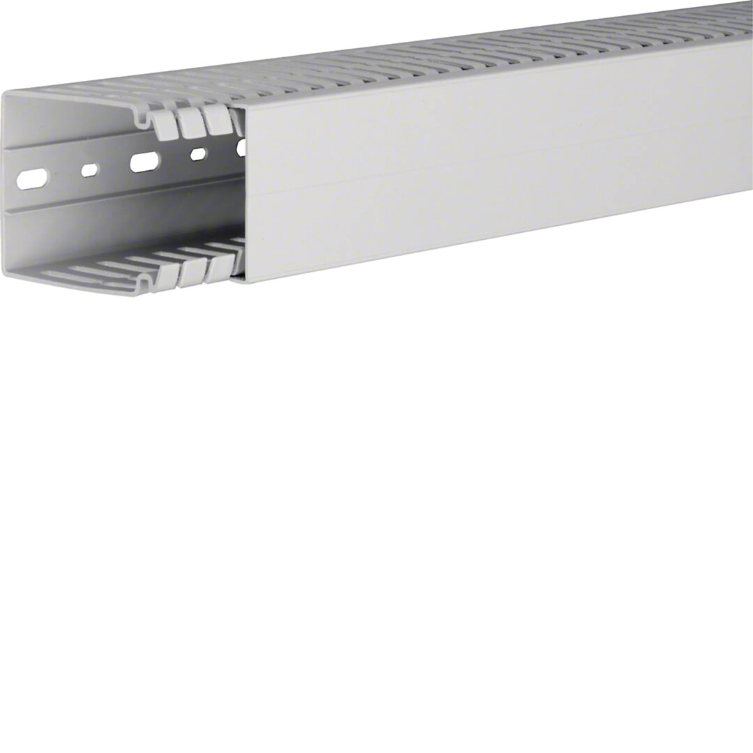 Johdotuskouru PC/ABS halogeeniton HA7 80x60mm vaaleanharmaa
