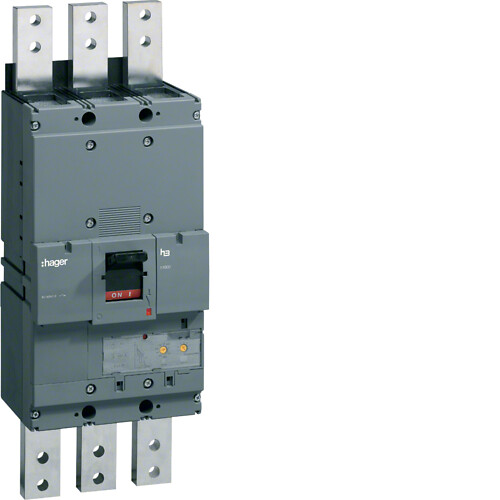 Kompaktikatkaisija h1600 3-napainen 70kA 1250A elektroninen aseteltava LSI
