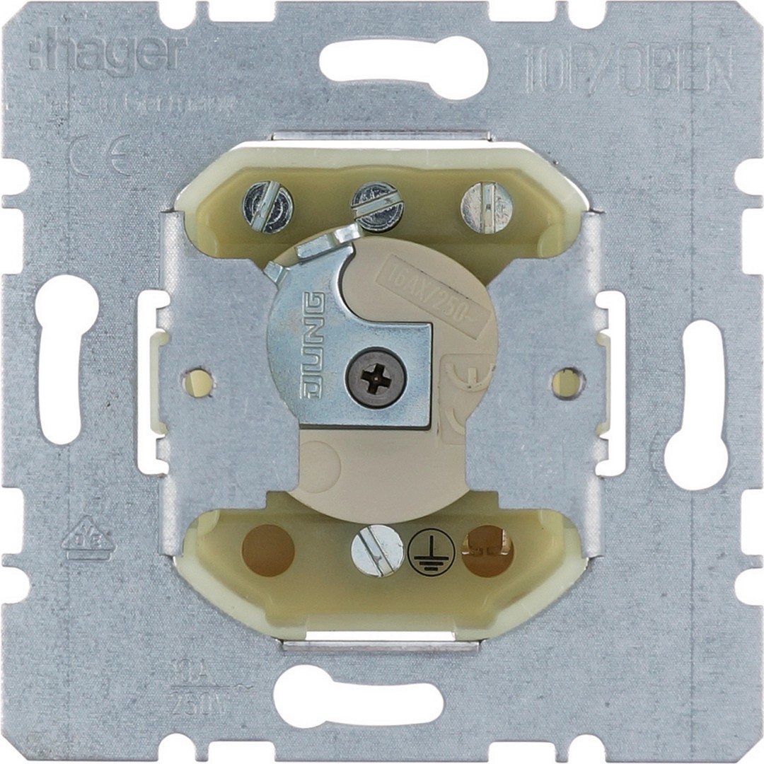 Avainkytkinrunko 1s + 1a lukkosylinterille 10A 230V