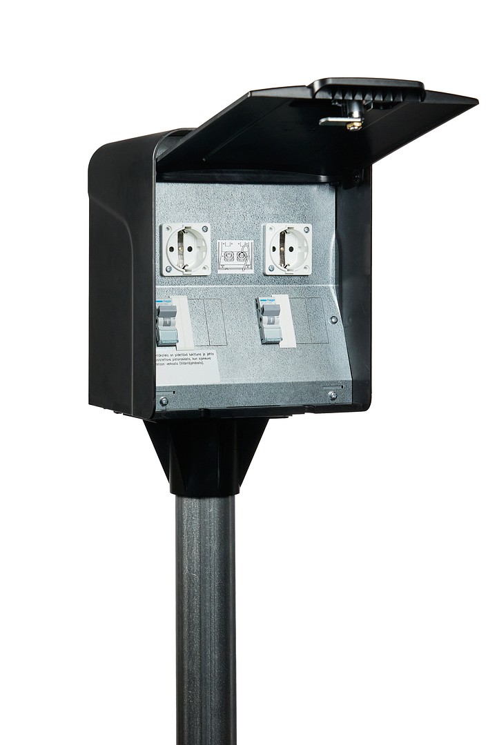 UTUBoX Piharasia IP24 In=16A, 2xSchuko, JSK 2xC16A