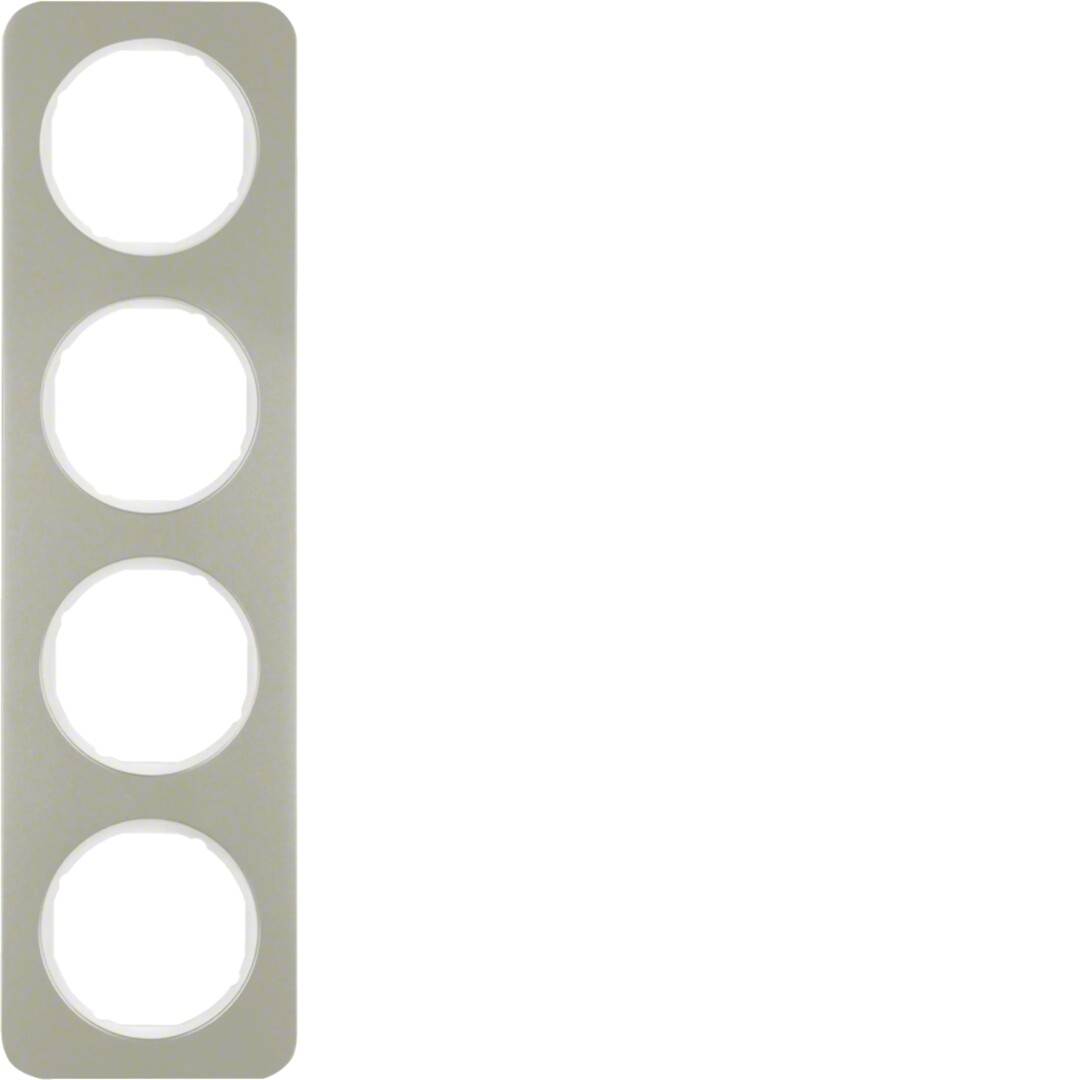 Peitelevy 4-osainen, R.1, ruostumaton teräs/puhtaanvalkoinen