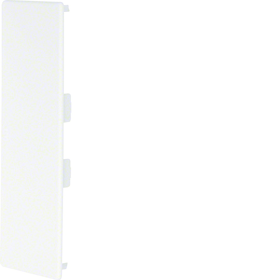 Päätykappale halogeeniton kanavalle LF 60x190mm, liikenteenvalkoinen