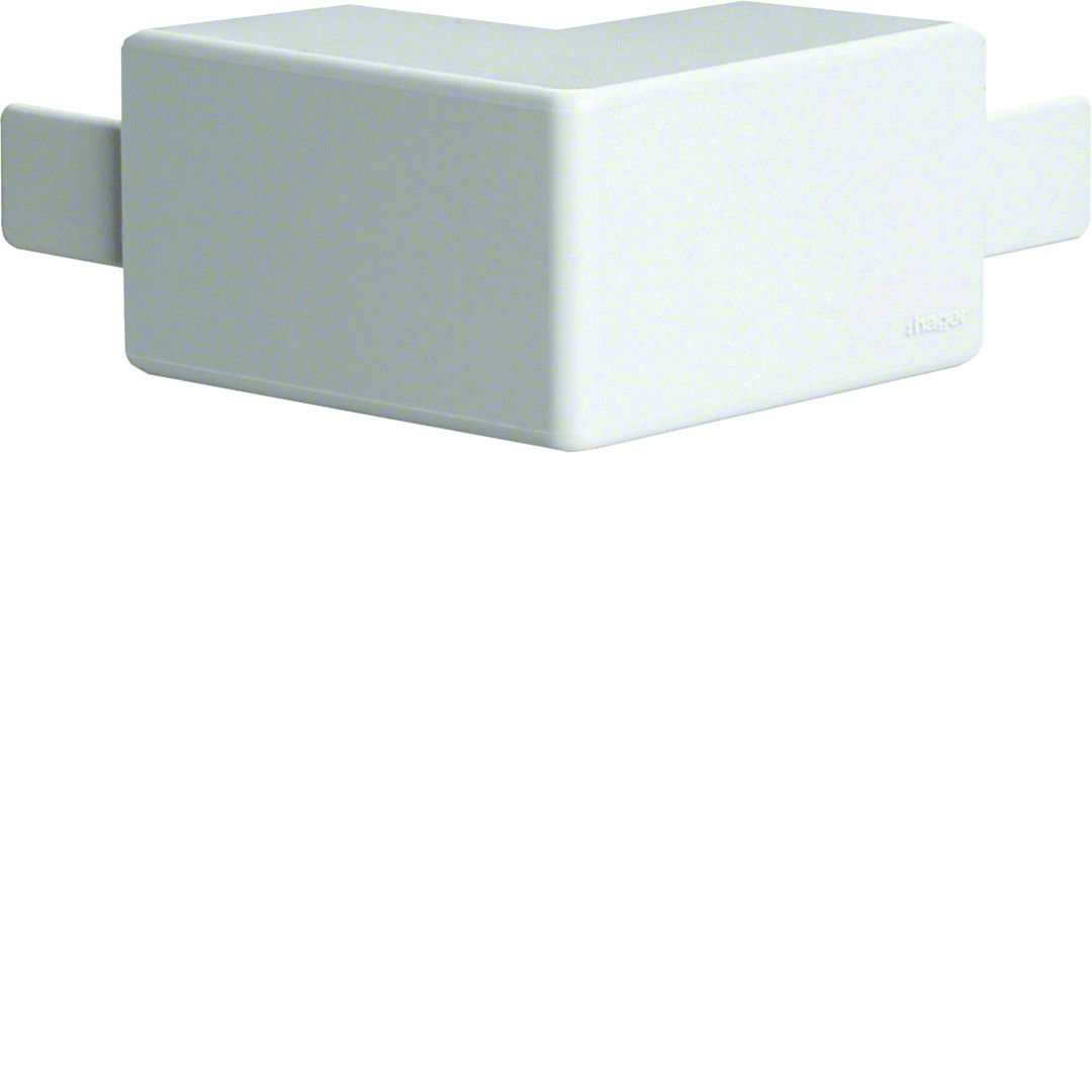 Ulkokulma halogeeniton kanavalle LF20x33mm, liikenteenvalkoinen