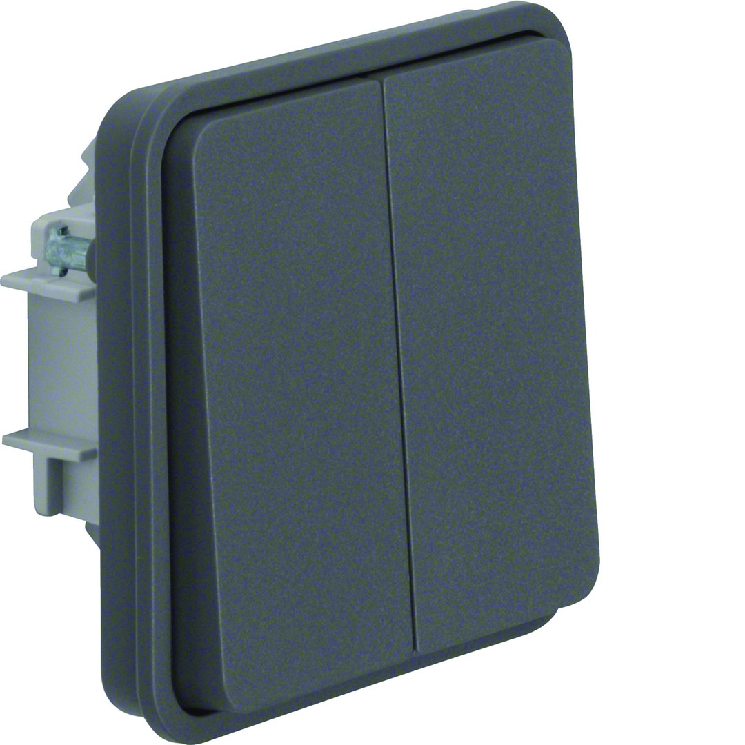 Vipupainikerunko (5) 10A/250VAC, W.1, harmaa