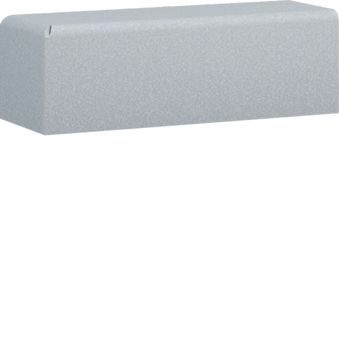 Päätykappale teräs kanavalle LFS 20x20mm, liikenteenvalkoinen