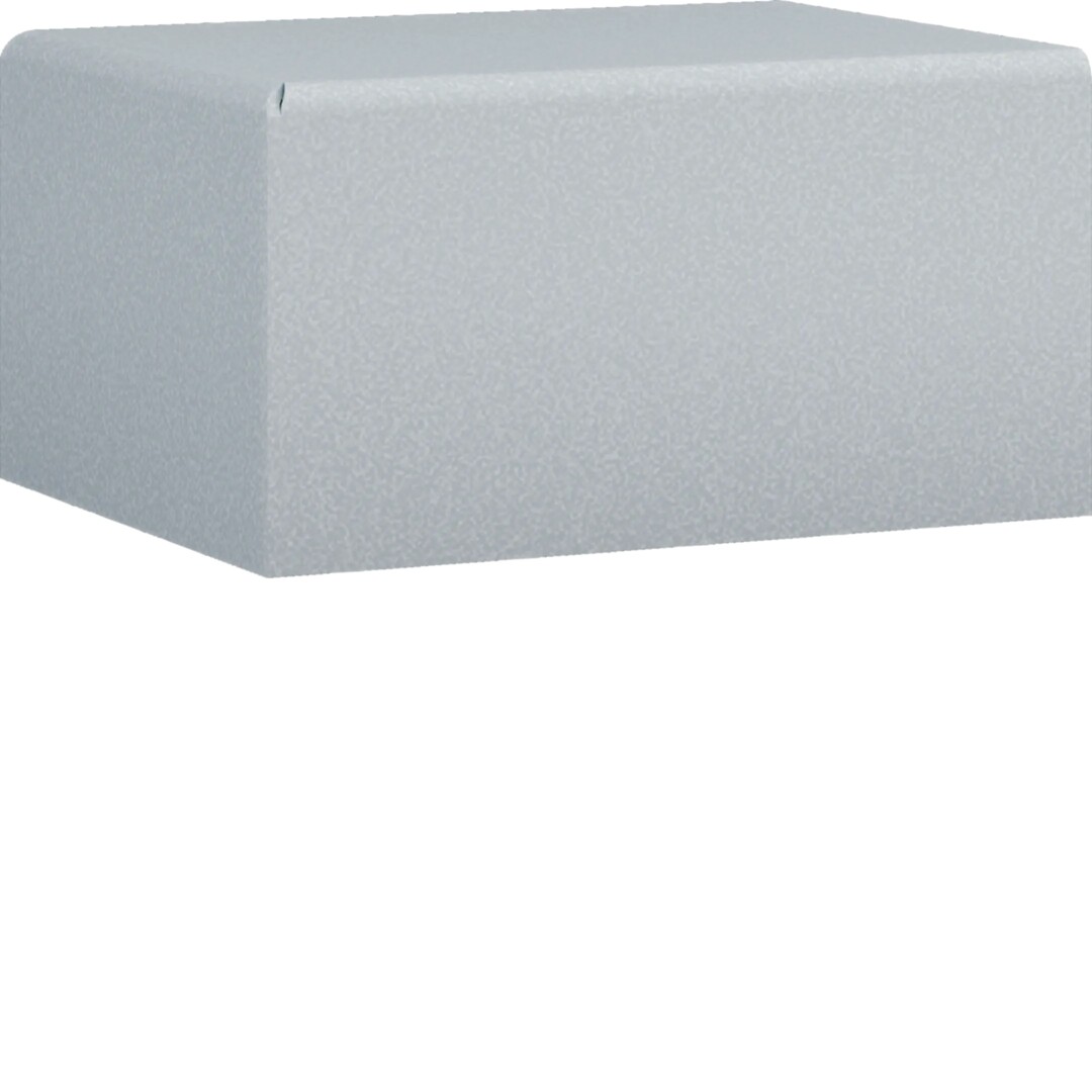 Päätykappale teräs kanavalle LFS 30x45mm, liikenteenvalkoinen