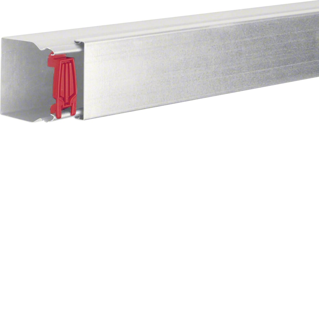Asennuskanava teräksestä LFS 60x60mm, liikenteenvalkoinen