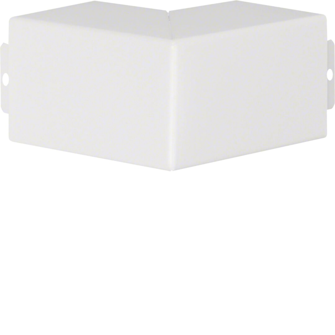 Ulkokulma teräs kanavalle LFS 60x60mm, liikenteenvalkoinen RAL9016