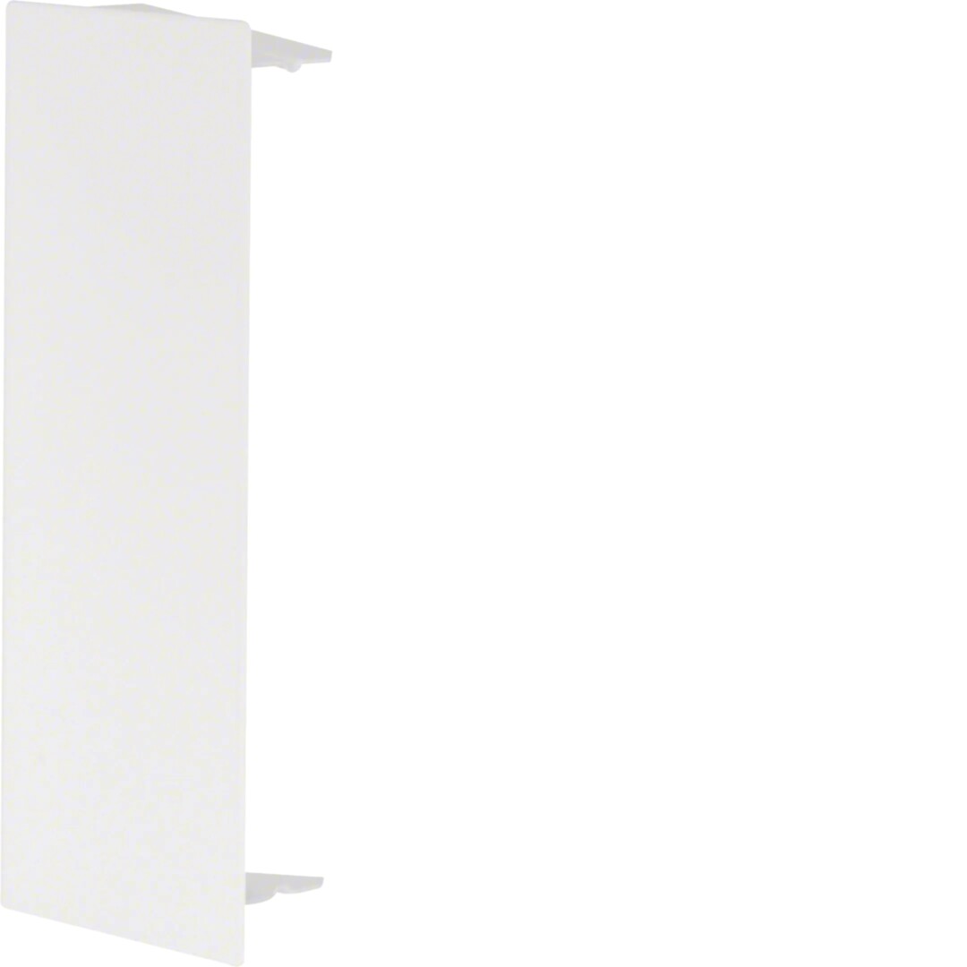 Päätykappale teräs kanavalle LFS 60x150mm, liikenteenvalkoinen RAL9016