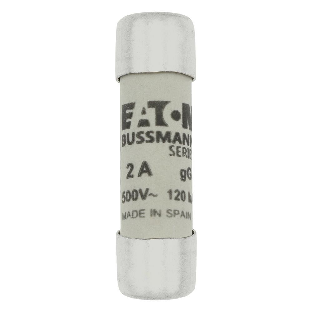 Keraaminen putkisulake 2A 500 VAC koko 10x38mm gG-gL IEC