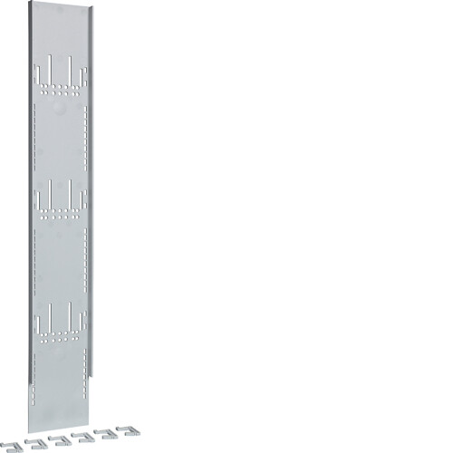 Kosketussuoja IP20 Cu-kokoojakiskolle 185mm kiskoston kosketussuojaukseen