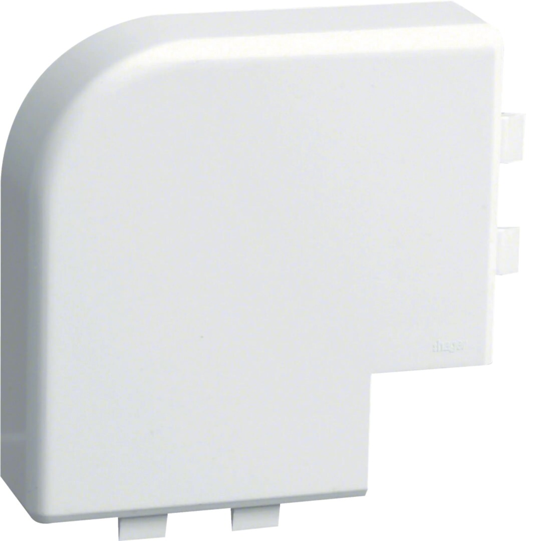 Tasokulma PVC ovenkarmikanavalle SL 17×52 mm, liikenteenvalkoinen