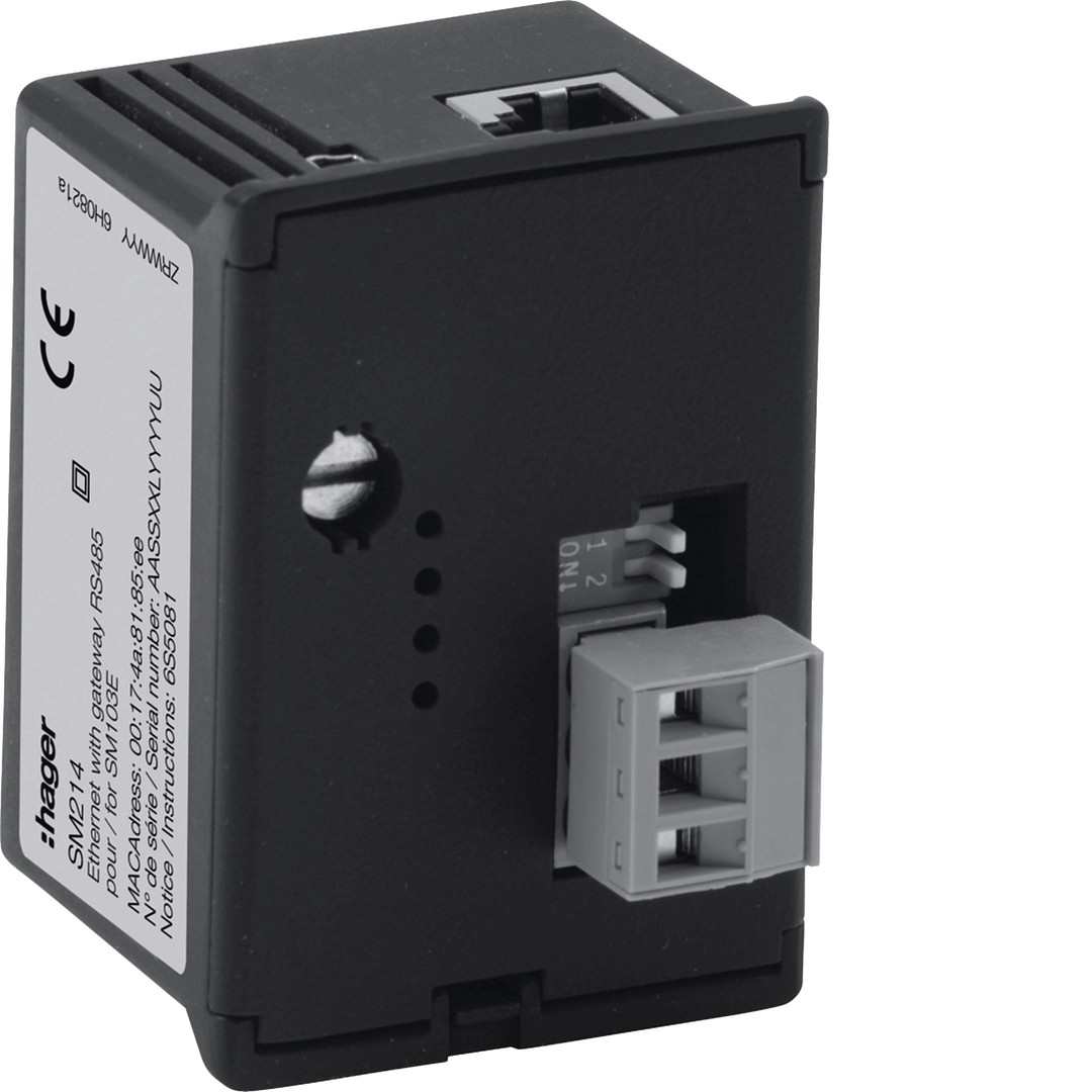Ethernet+RS485 Jbus/Modbus -liityntämoduuli mittarille SM103E