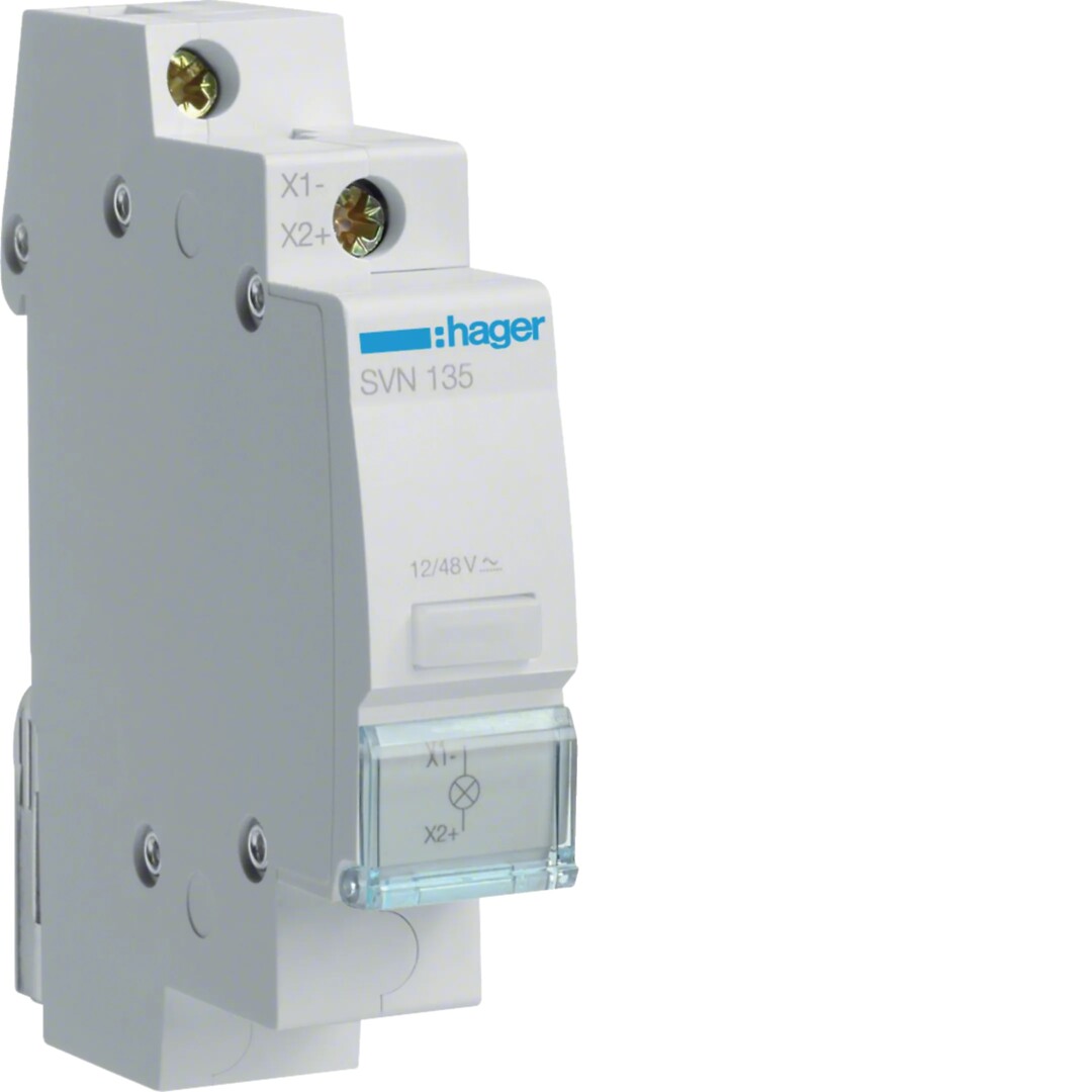 LED-merkkivalo kirkas 12 – 48V AC/DC 1 moduuli