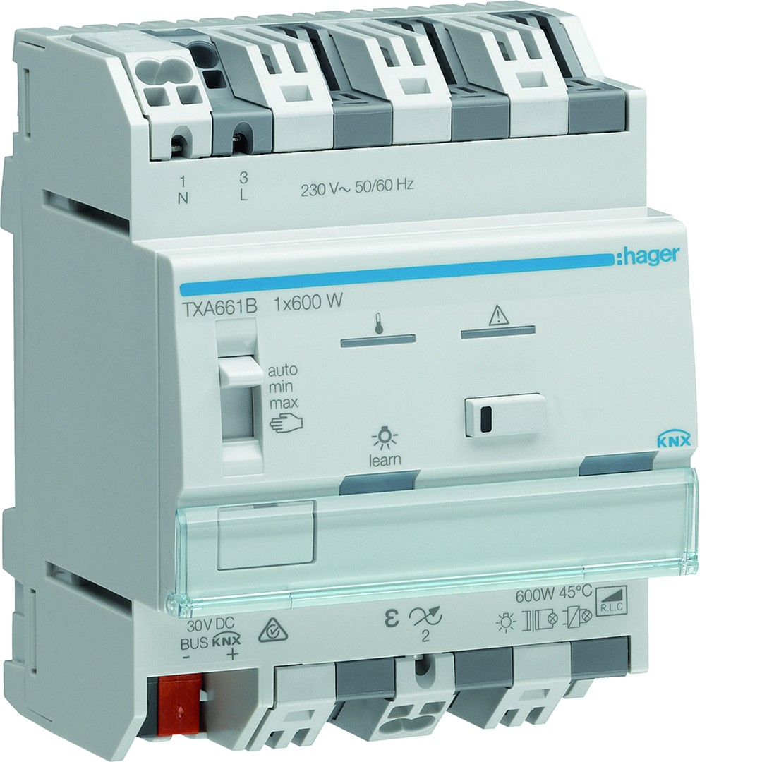 Yleisvalonsäädin 1-kanavainen KNX easy, 1x600W, ESL/LED
