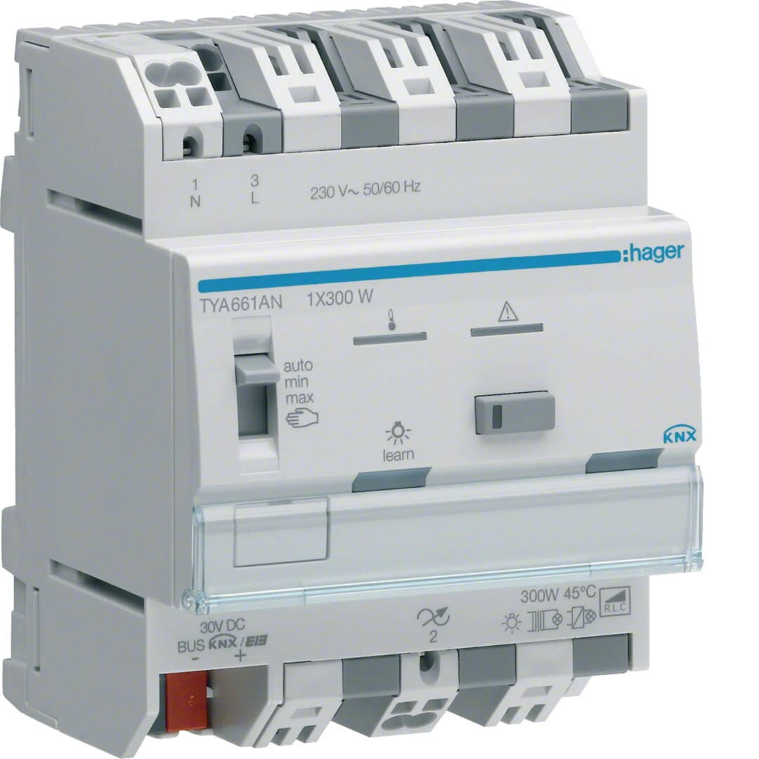 Yleisvalonsäädin 1-kanavainen KNX, 1x300W, ESL/LED