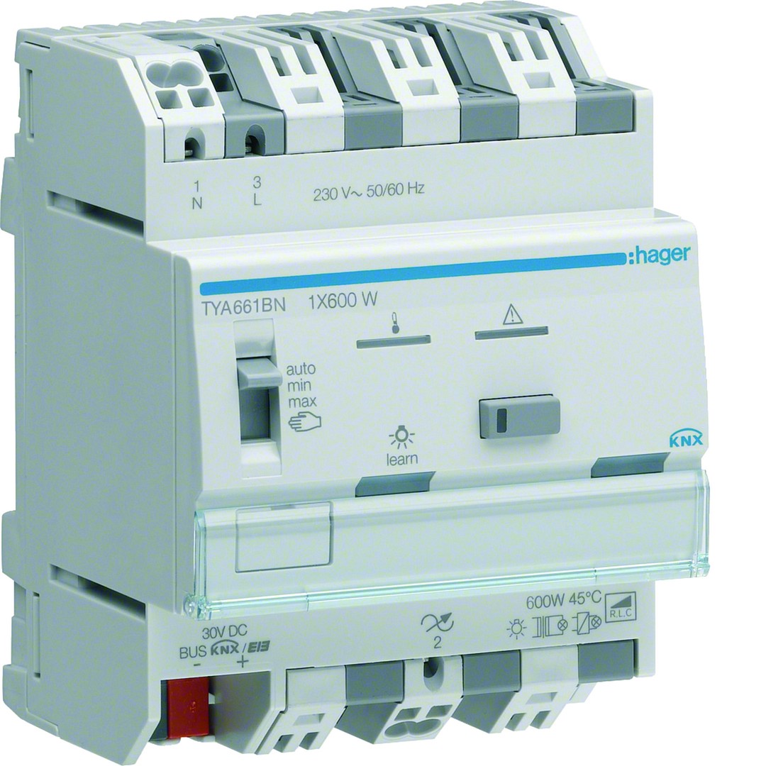 Yleisvalonsäädin 1-kanavainen KNX, 1x600W, ESL/LED