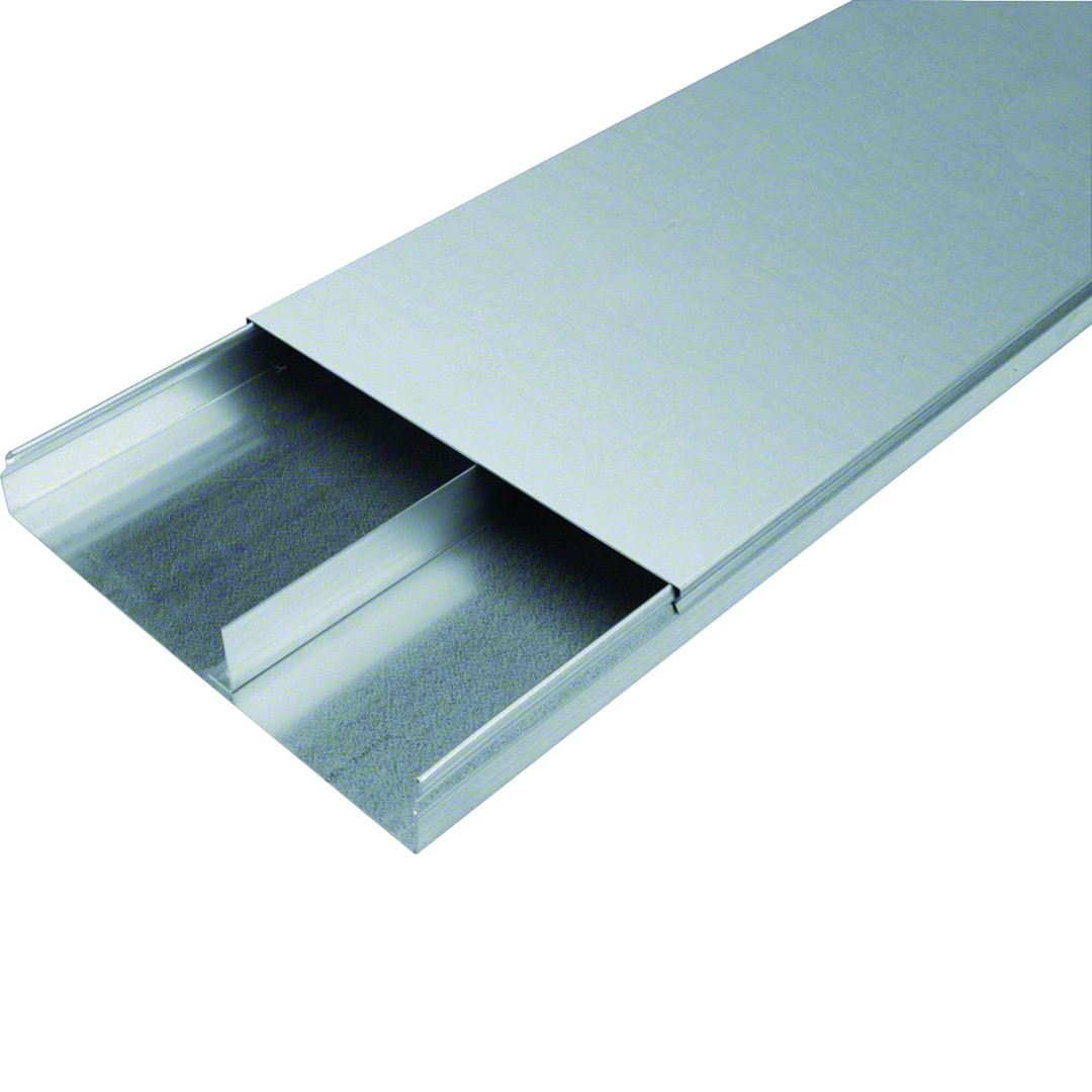 Lattiakanava pintavaluun upotettava 2-osainen teräs UK 340x48mm