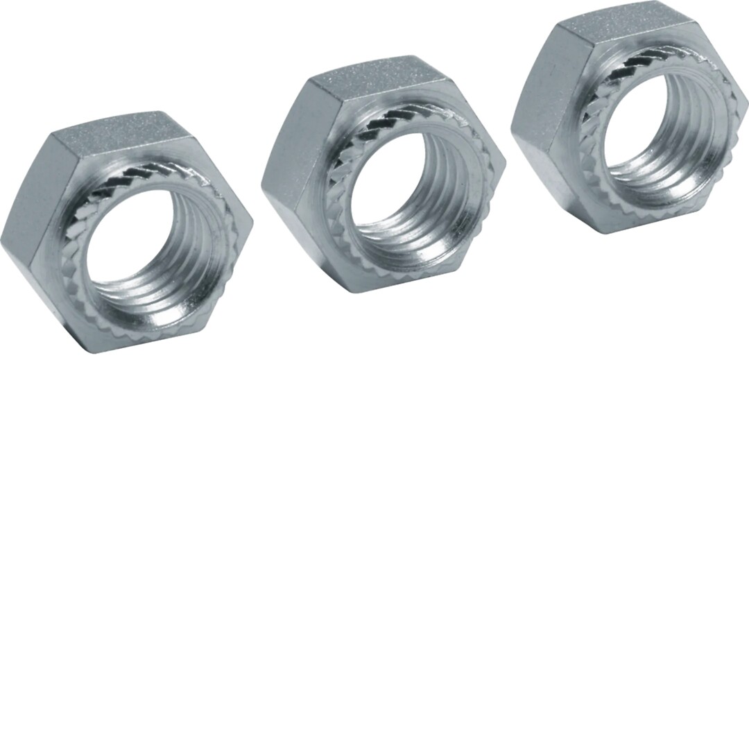 Lukitusmutteri kuparikiskolle aukotus Ø14.5 mm / M12