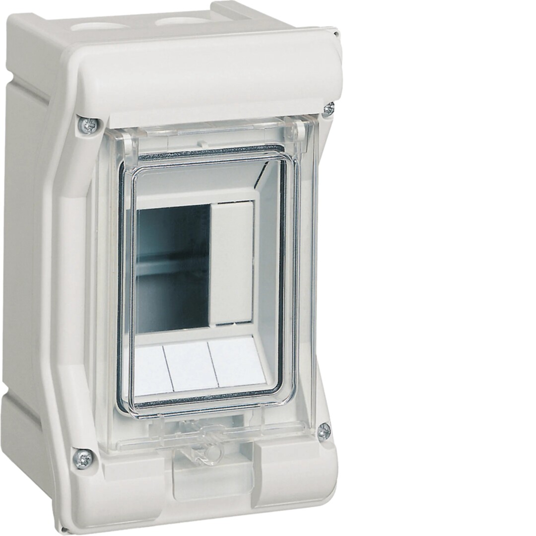 Moduulikotelo pinta-asennus Vector 1×2/3 moduulia PC-UV IP54, metr. läpil.aih.