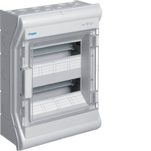 Moduulikotelo pinta-asennus Vector 2×12 moduulia PS/PC IP54