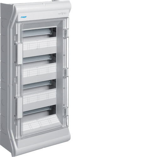 Moduulikotelo pinta-asennus Vector 4×12 moduulia PS/PC IP54