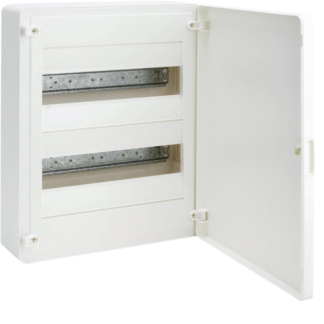 Moduulikotelo pinta-asennus golf 2×12 moduulia, valkoinen ovi IP40