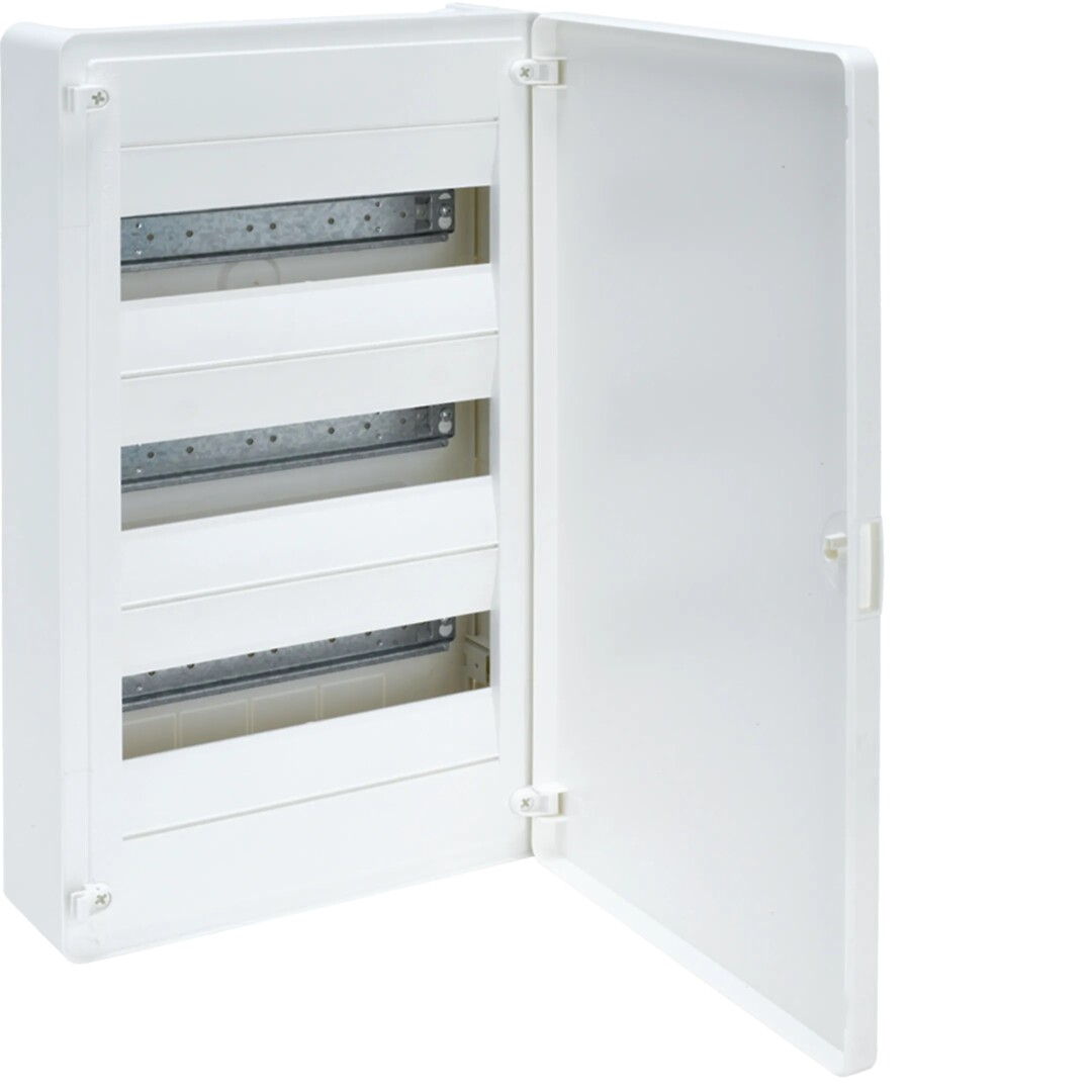 Moduulikotelo pinta-asennus golf 3×12 moduulia, valkoinen ovi IP40